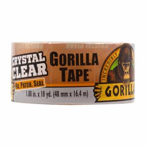 GORILLA 6060002 Repair Tape, Gorilla, Light Duty, 2 Inch X 18 Yd, Transparent, Continuous Roll | CP2RQP 55FJ92
