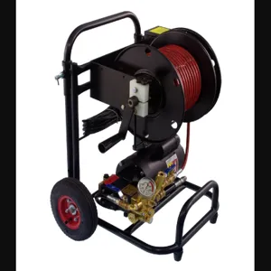 GORLITZ GO 1500 Drain Cleaning Machine, Electric Jetter, 2 Hp, 1/4 And 1/8 Inch Hose | CH3MWQ