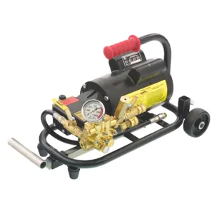 GORLITZ GO 1500B Drain Cleaning Machine, Electric Jetter, 2 Hp, 1/8 Inch Hose | CH3MWT