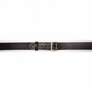 GOULD & GOODRICH INC. F/LB49-44W Duty Belt, 44 Inch, 2 1/4 Inch Width, Black Weave, Leather, Basketweave | CP6PEV 40P053