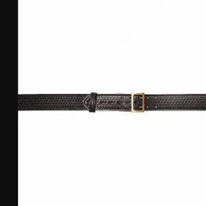 GOULD & GOODRICH INC. F/LB49-26WBR Duty Belt, 26 Inch, 2 1/4 Inch Width, Black Weave, Leather, Basketweave | CP6PAP 40P018