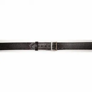 GOULD & GOODRICH INC. F/LB49-38W Duty Belt, 38 Inch, 2 1/4 Inch Width, Black Weave, Leather, Basketweave | CP6PDH 40P041