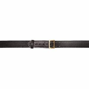 GOULD & GOODRICH INC. F/LB49-36WBR Duty Belt, 36 Inch, 2 1/4 Inch Width, Black Weave, Leather, Basketweave | CP6PCW 40P038