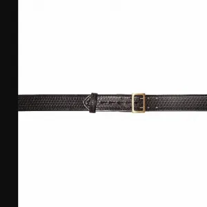 GOULD & GOODRICH INC. F/LB49-34WBR Duty Belt, 34 Inch, 2 1/4 Inch Width, Black Weave, Leather, Basketweave | CP6PCM 40P034