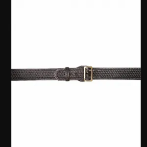 GOULD & GOODRICH INC. F/LB59-50WBR Duty Belt, 50 Inch, 2 1/4 Inch Width, Black Weave, Leather, Basketweave | CP6PGC 40N826