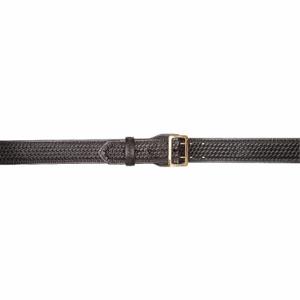 GOULD & GOODRICH INC. F/LB59-32WBR Duty Belt, 32 Inch, 2 1/4 Inch Width, Black Weave, Leather, Basketweave | CP6PBZ 40N789