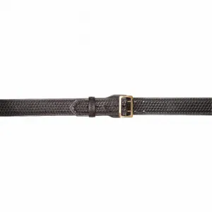 GOULD & GOODRICH INC. F/LB59-36WBR Duty Belt, 36 Inch, 2 1/4 Inch Width, Black Weave, Leather, Basketweave | CP6PCX 40N797