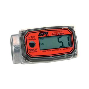 GPIMETERS 01A31GM Electronic Fuel Meter, Turbine, 3 To 30 gpm Flow Range, 1 FNPT | AB4JGT 1YEF6 / 113255-1