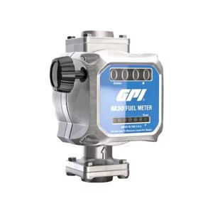 GPIMETERS M30-G8N Mechanical Flowmeter, 5 To 30 gpm Flow Range, 1 MNPT | CE9XUW 55KF95