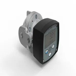 GPIMETERS OM015A001-826R7G Electronic Flowmeter, Oval Gear, 0.26 to 10.6 gpm Flow Range, 1/2 FNPT | CH6HFP 20YC23