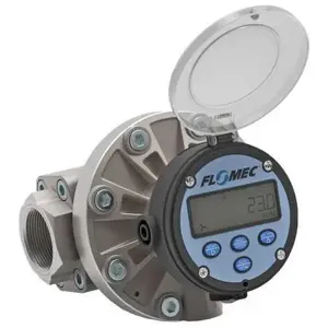 GPIMETERS OM040S003-822R5G Electronic Flowmeter, Oval Gear, 4 To 66 gpm Flow Range, 1 1/2 FNPT | CH6HHK 61CV31