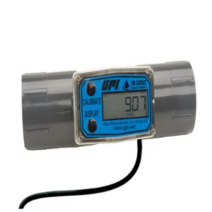 FLOMEC TM20SQ9GMB Electronic Flowmeter, Pvc, 20 To 200 Gpm | CG6ECA TM200 / 60UC02