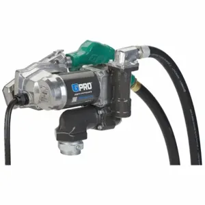 GPIMETERS V25-012AD Fuel Transfer Pump, 12 VDC, 25 GPM GPM, 18 ft Hose Length, Cast Iron, Auto, 2/5 | CP6PUD 60YR75