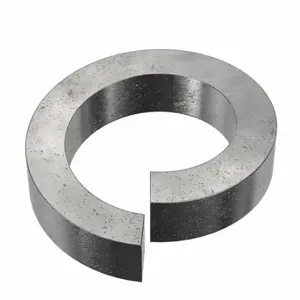 GRAINGER 013022-P1 Split Lock Washer, Screw Size 1/2 In, Steel, Black Oxide, 0.172 Inch Max Thick, 100 PK | CQ2JYL 6YY78