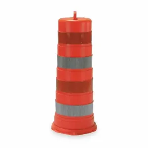 GRAINGER 03-755 Traffic Barrel, 45 Inch Overall Height, 4 Reflective Stripes, 18 Inch Barrell Dia - Bottom | CQ7QUN 3LWF1