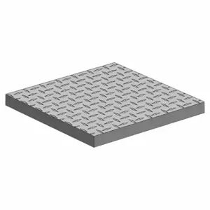 GRAINGER 03TP.063X12-48 Aluminum Textured Plate Stock, H22, 4 Ft Overall Lg, 12 Inch Overall Width | CQ7FWK 3DRY1