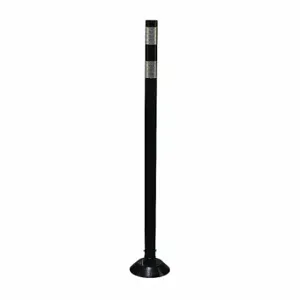 GRAINGER 04-48-BWG Delineator Post, Meets Mutcd Requirements, Permanent, Black, 48 Inch Overall Ht, Flat Top | CQ7RBA 26K990