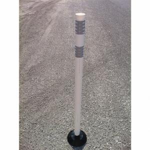 GRAINGER 04-48-WWG Delineator Post, Meets Mutcd Requirements, Permanent, White, 48 Inch Overall Ht, Flat Top | CQ7RBE 26K988