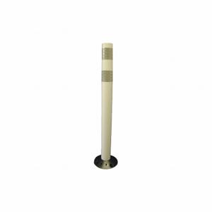 GRAINGER 04-736W Delineator Post, Permanent, White, 36 Inch Overall Ht, Flat Top, High-Intensity Prismatic | CQ7RBL 3UTX4