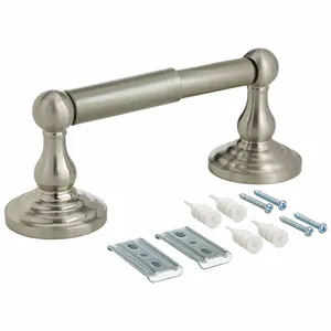 GRAINGER 04-SN6208 Toilet Paper Holder, Horizontal Single Roll, Double Post Holder | CJ3QNF 15F410