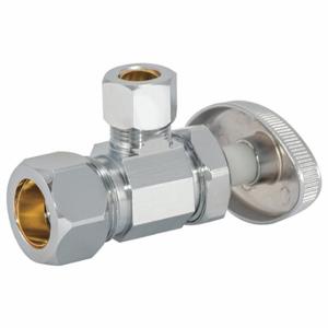 GRAINGER 04348LF Water Supply Stop, Angle Body, 5/8 Inch Size Inlet Size, 3/8 Inch Size Outlet Size | CQ7YCH 447N23