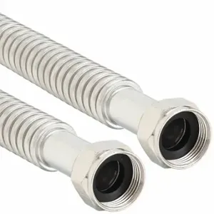 GRAINGER 0437012 Water Connector, 5/8 Inch Heightose Inside Dia, 180 psi, 304 Stainless Steel | CQ7YAQ 419X77