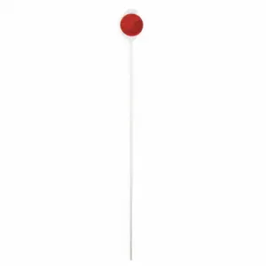 GRAINGER 05-099-03-R Reflective Driveway Marker, Fiberglass, 48 Inch Height, Round Reflector, Red, 10 PK | CQ4CVM 2KCW7