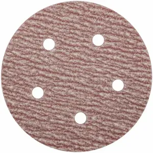 GRAINGER 05539520310 Hook-and-Loop Sanding Disc, 5 Inch Dia, 5 Hole, Aluminum Oxide, P220 Grit, B0912DO | CQ2ETM 804K66