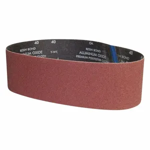 GRAINGER 05539554835 Sanding Belt, 4 Inch W X 36 Inch L, Aluminum Oxide, P60 Grit, Y Wt Polyester Backing | CP7PMM 435Y95