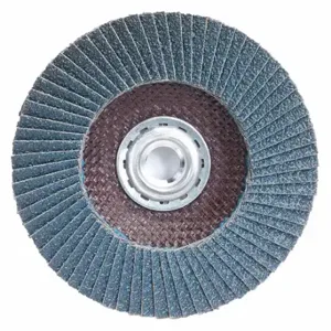 GRAINGER 05539564060 Flap Disc, Type 27, 4 1/2 Inch x 5/8 11, Zirconia Alumina, 36 Grit, Fiberglass Bk | CP9MCK 447R55