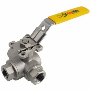 GRAINGER 06Q051N04034 Reduced Port 3-Way Ball Valve T Port, 3/4 Inch Pipe, 3/4 Inch Tube, Full, 1000 Psi | CQ2LQC 796AJ9