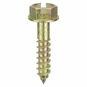 GRAINGER 08034HS Concrete Anchor Screw, 3/4 Inch Overall Lg, 0.156 Inch Dia, Steel, Zinc Yellow, 100 PK | CQ4LLL 15W112