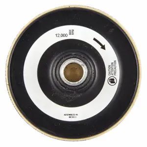 GRAINGER 08834168967 Hook-and-Loop Disc Backup Pad, 5 Inch Dia x 1/2 Inch T, 5/8 11 Internal-Thread | CP7PEG 447R53