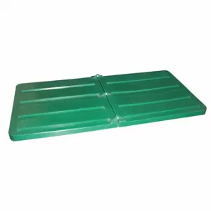 GRAINGER 1.1 CU-LID GREEN Hinged Lid | CP7ZKT 8PHM3