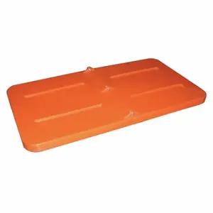 GRAINGER 1/3LID ORANGE Hinged Lid | CP7ZKQ 8YD67