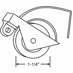 GRAINGER 10-360 Roller Assembly, Roller, Steel, Unfinished, 3 Inch Length, 3/8 Inch Width | CP9YNU 451H61