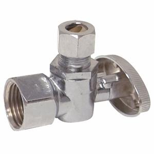 GRAINGER 10733lf Water Supply Stop, Angle Body, 1/2 Inch Size Inlet Size, 3/8 Inch Size Outlet Size | CQ7YCG 447N26
