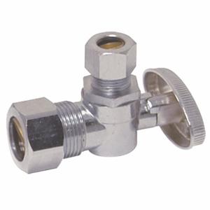 GRAINGER 10738lf Water Supply Stop, 2-Way Body, 5/8 Inch Size Inlet Size, 3/8 Inch Size Outlet Size | CQ7YCD 447N27