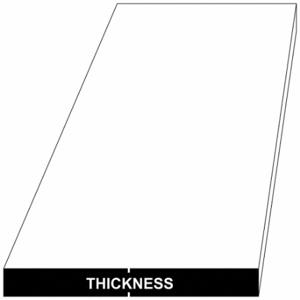 GRAINGER 12023_36_0 Tool Steel Rectangular Bar, 0.28125 Inch Thick, 3/4 Inch x 36 Inch Nominal Size | CQ7NYN 799XK4