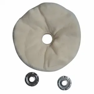 GRAINGER 12U086 Buffing Wheel, Loose Sewn, Cotton, 8 Inch Dia, 1 Inch Thick, 30 Plies | CR3CCR