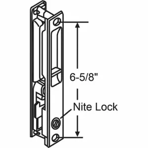 GRAINGER 13-140 Door Handle, Handle, 7 21/64 Inch Length, 1 1/8 Inch Height, Zinc, 29/32 Inch Wd | CR3EYZ 451H52