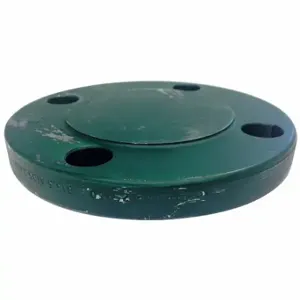 GRAINGER 130-032-000 Pipe Flange, Carbon Steel, Blind Flange, 3 1/2 Inch Size Pipe Size, Class 150 | CQ7VYL 30WH01