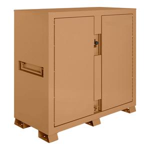 GRAINGER 13R510 Cabinet, Double Sided, 60 x 30 x 60 Inch Size, 59.4 cu.ft., Tan, Steel | AA6BWZ 99