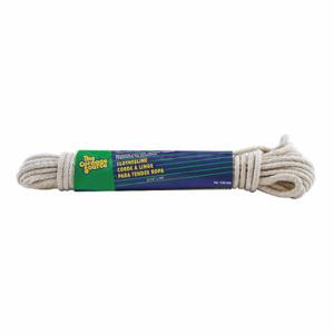 GRAINGER 13S-WA Rope, 3/16 Inch Rope Dia, White, 50 ft Rope Length, 15 Lb Working Load Limit, Knit Braid | CQ4CVY 35MN88