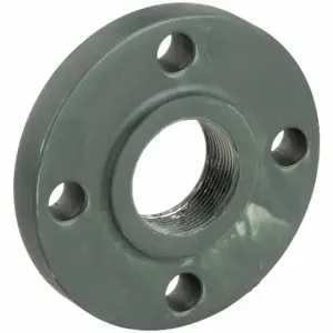 GRAINGER 140-012-000 Pipe Flange, Carbon Steel, Threaded Flange, 1 1/2 Inch Size Pipe Size, Class 150 | CQ7WCM 30WH10