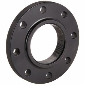 GRAINGER 140-040-000 Pipe Flange, Carbon Steel, Threaded Flange, 4 Inch Size Pipe Size, Class 150 | CQ7WDC 30WH15