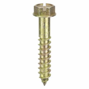 GRAINGER 14112HS Concrete Anchor Screw, 1 1/2 Inch Overall Lg, 0.25 Inch Dia, Steel, Hex, Hex, 100 PK | CQ4LKY 15W124