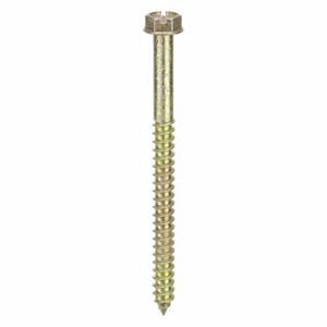 GRAINGER 14312HS Concrete Anchor Screw, 3 1/2 Inch Overall Lg, 0.25 Inch Dia, Steel, Hex, Hex, 100 PK | CQ4LLH 15W128