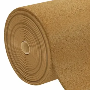 GRAINGER 14RK490 Cork, Roll, Cork, 90 Ft Lg, 4 Ft Width, 1/4 Inch Thick, Plain Backing Plain Backing | CP8ZZZ 48GC60