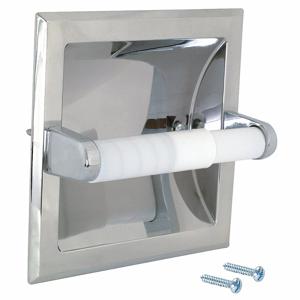 GRAINGER 15209 Toilettenpapierhalter, horizontale Einzelrolle, Einbauhalter, Metall | CJ3QNB 447N01